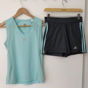 Adidas Athletic Shirt and Shorts